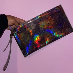 Hologram Reflective Wristlet